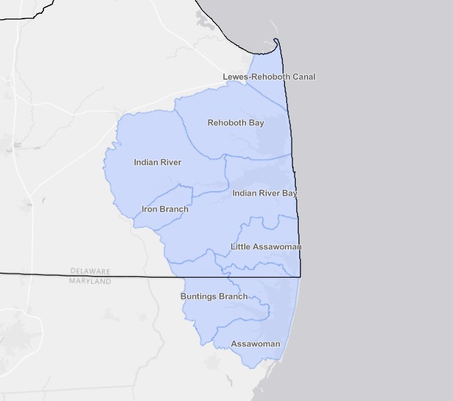 Inland Bays Map